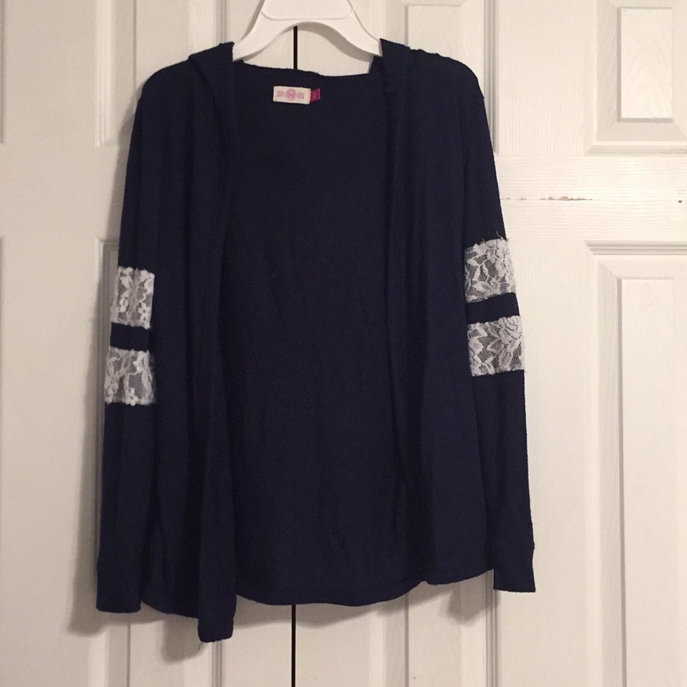 Blue Lace Cardigan